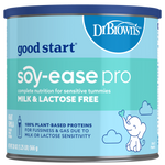 The front label of a Good Start Soy-Ease pro product is shown